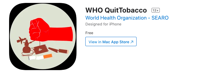 WHO QuitTobacco - La nuova app per aiutare a rinunciare al tabacco