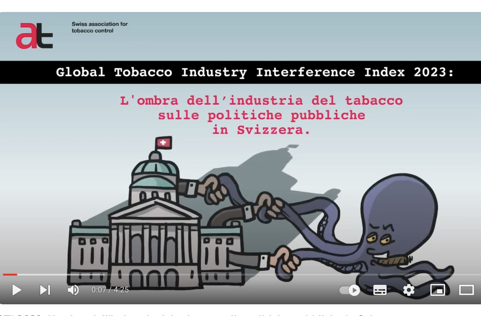 Ingerenze esercitate dall’industria del tabacco, la Svizzera tristemente al penultimo posto